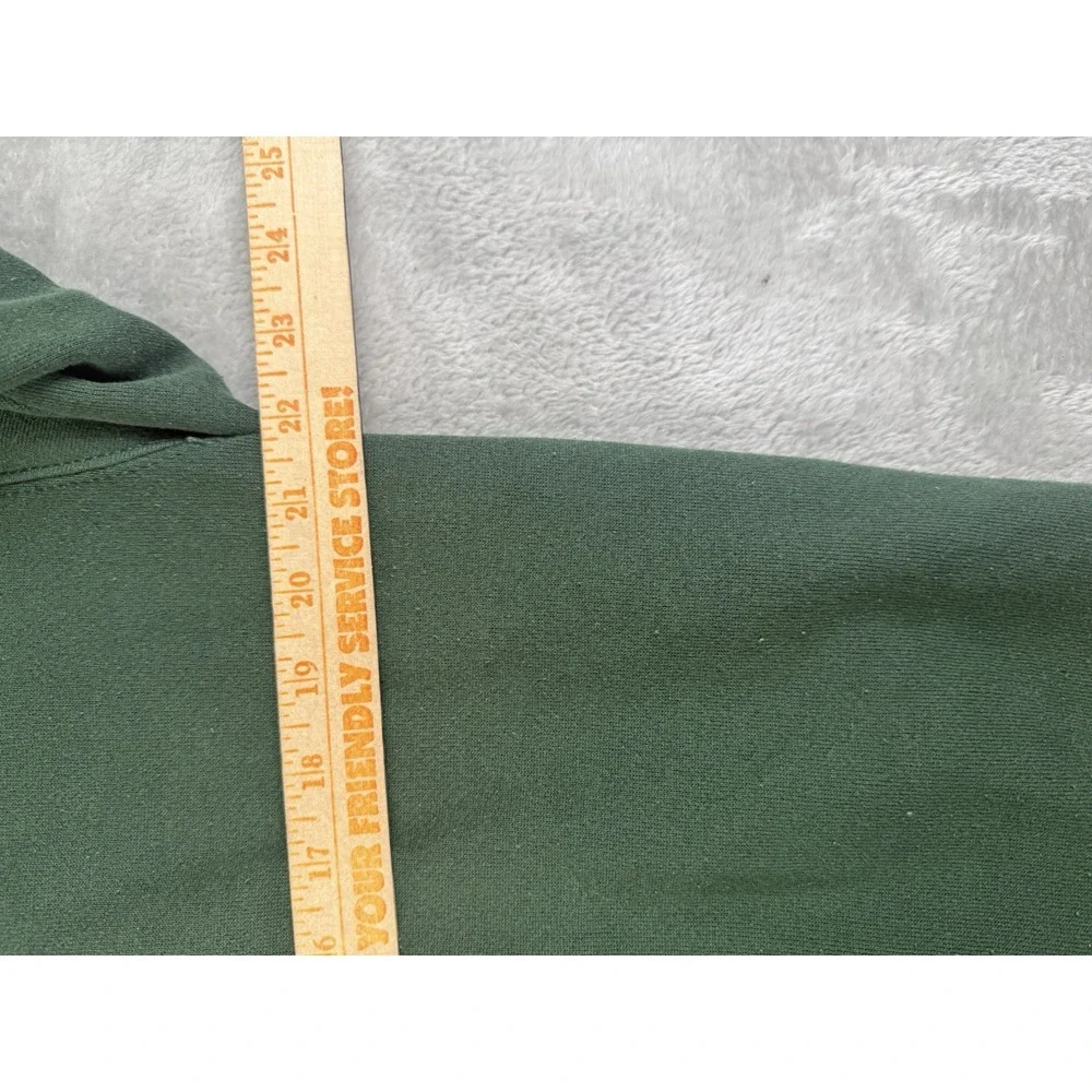 Vintage Texas Longhorns Sweatshirt XL Logo 7 Heavyweight Made USA Green NCAA